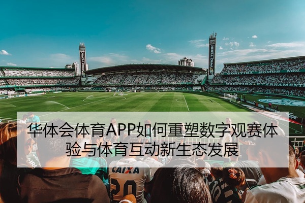华体会体育APP如何重塑数字观赛体验与体育互动新生态发展